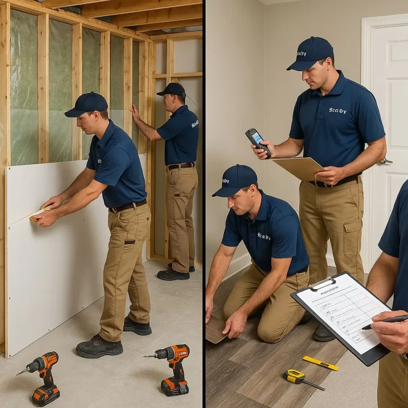 Repairs and Reconstruction process in Conyngham, PA